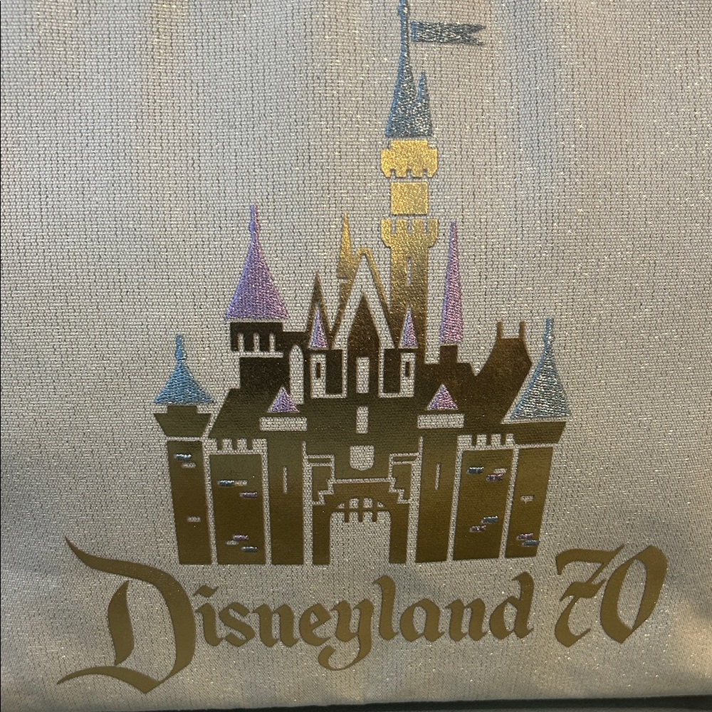 Disneyland 70th Anniversary Cream Tote NWOT - Picture 2 of 7